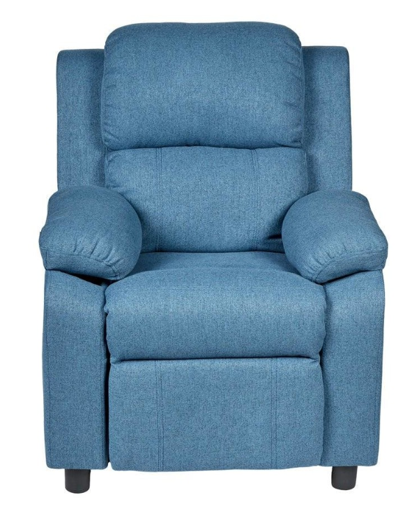 Erika Blue Kids Recliner Sofa Chair