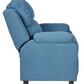 Erika Blue Kids Recliner Sofa Chair