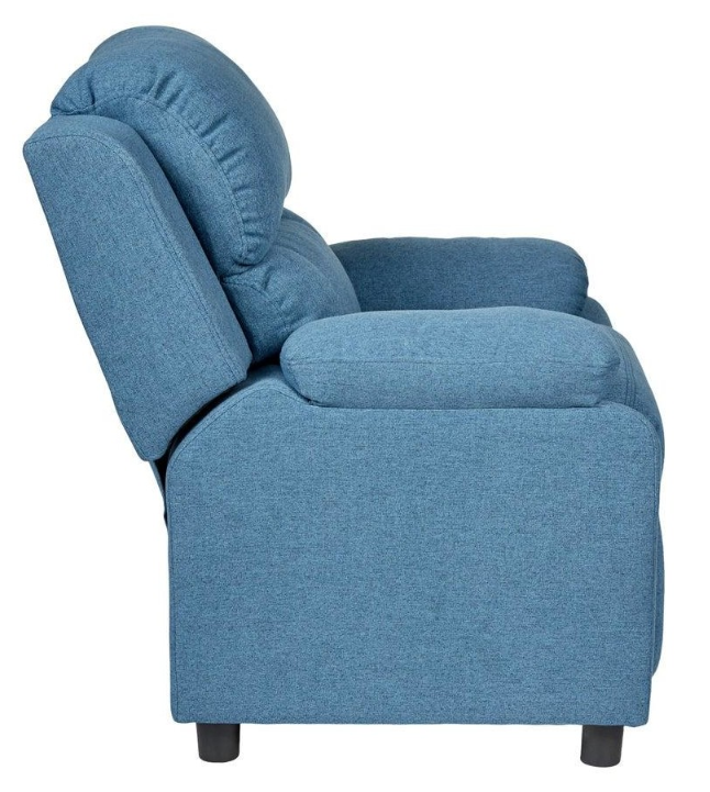 Erika Blue Kids Recliner Sofa Chair