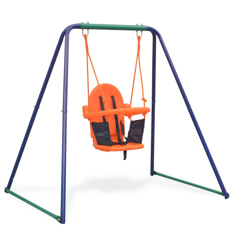 2-in-1 Kids Outdoor Swing Set Play Centre | Toddler Fun and Playtime