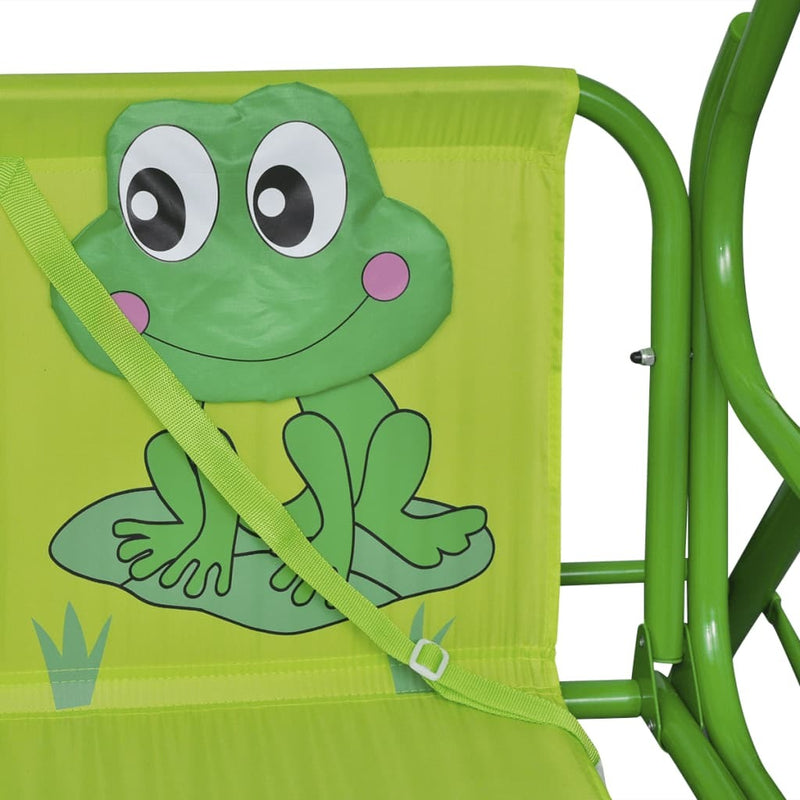 Kids Swing Seat - Green | Sturdy Outdoor Fun for Children