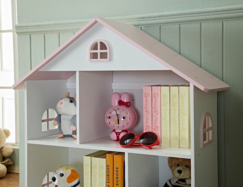 Veronica White Dollhouse Bookcase