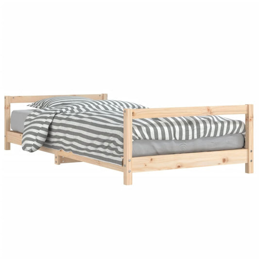 Kids Bed Frame - 90x190 cm Solid Wood Pine | Sturdy and Stylish Children's Furniture