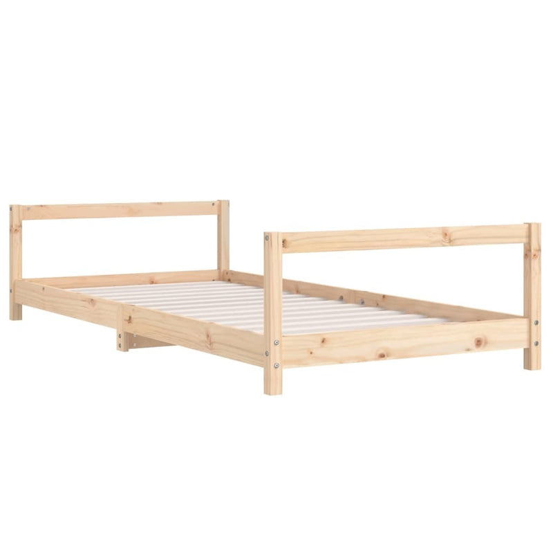 Kids Bed Frame - 90x190 cm Solid Wood Pine | Sturdy and Stylish Children's Furniture