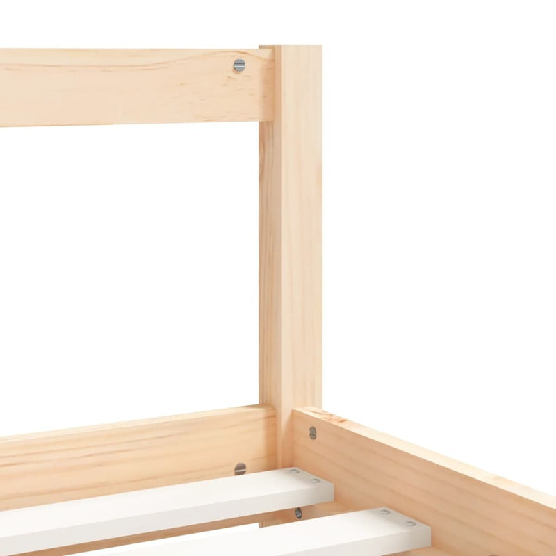 Kids Bed Frame - 90x190 cm Solid Wood Pine | Sturdy and Stylish Children's Furniture