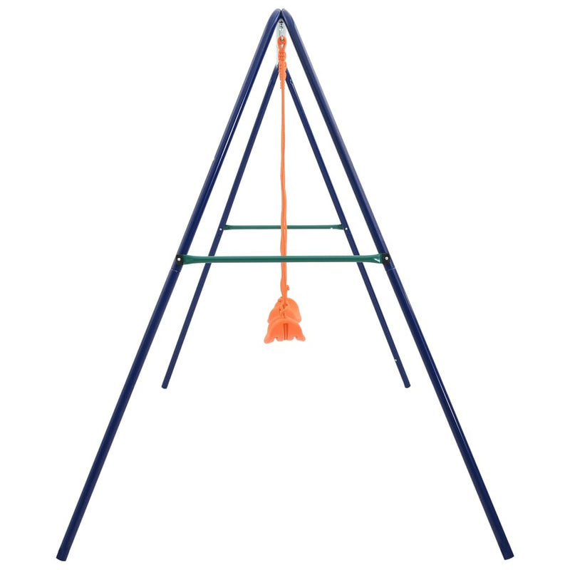 Swing Set with 2 Seats Steel - Durable & Weather-Resistant Outdoor Fun