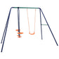 Swing Set with 3 Seats Steel - The Perfect Outdoor Fun for Kids