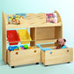 Keezi 3-Tier Kids Bookshelf | Children's Bookcase Toy Box Organiser Display