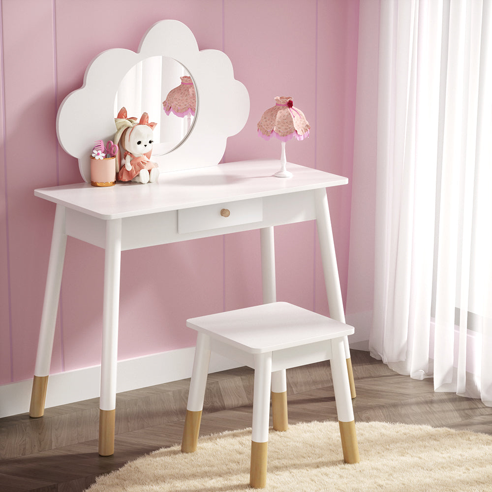 Kids Dressing Table White