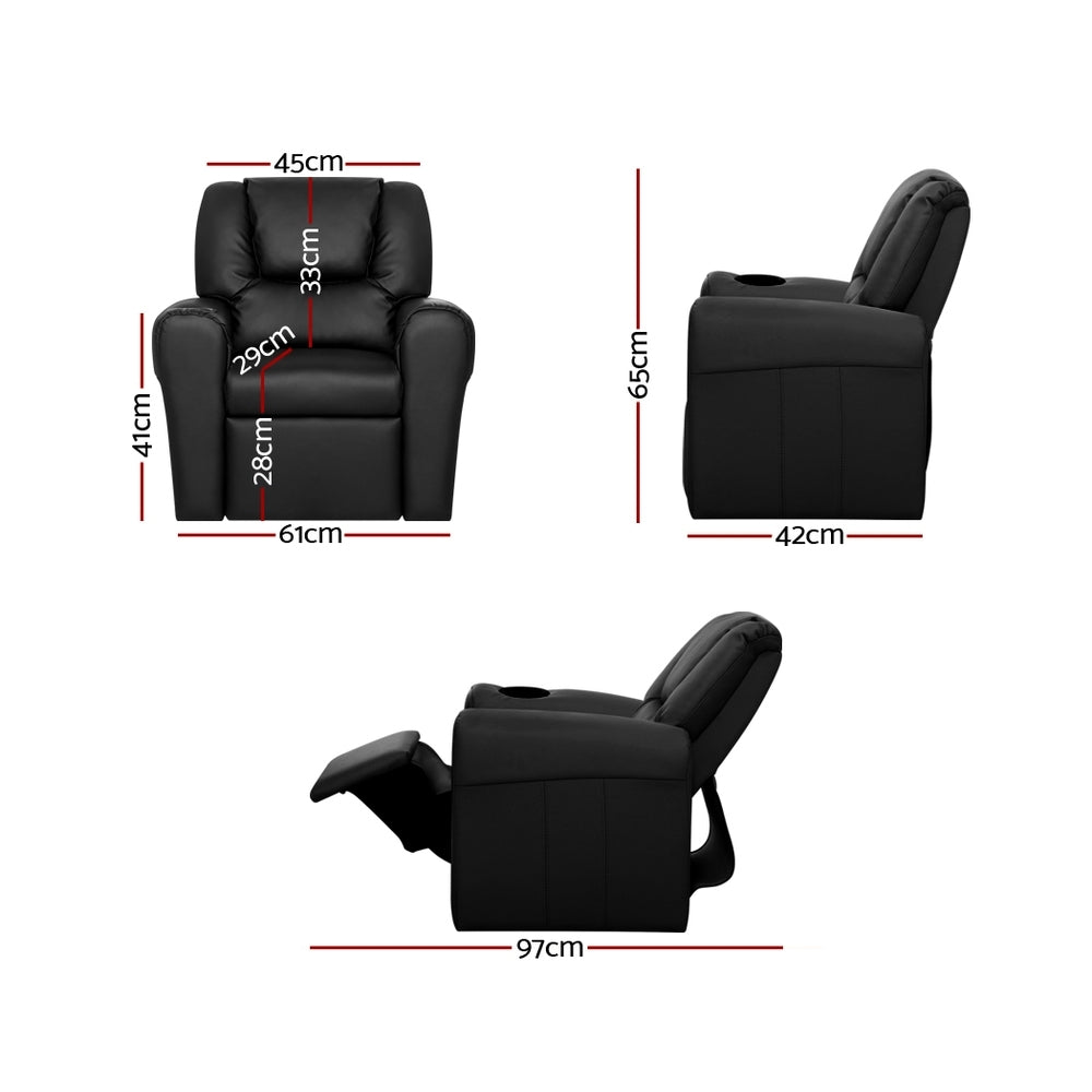 Dimensions of Kids Recliner