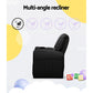 Keezi Kids Recliner Chair | Plush PU Leather Built-in Cup Holder Black