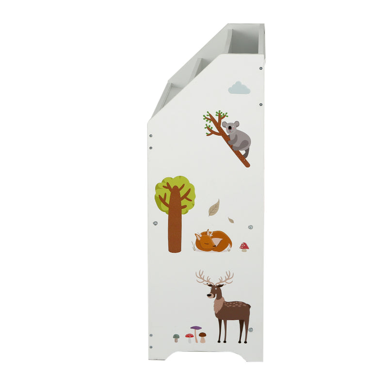 Keezi Kids Bookshelf |Toy Box Organiser Display Shelf Storage