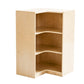 Jooyes Kids 3 Shelf Corner Storage Cabinet - 91cm Wood Shelving Unit