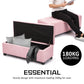 Kids Storage Ottoman - Functional Seating Storage PINK