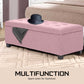 Kids Storage Ottoman - Functional Seating Storage PINK