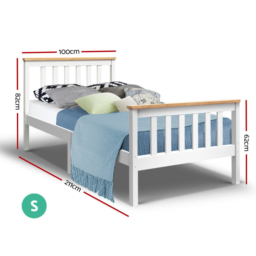 Dimensions of Artiss Single Wooden Bed Frame Bedroom Furniture Kids