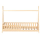 Artiss Kids House Bed Frame Wooden Oak